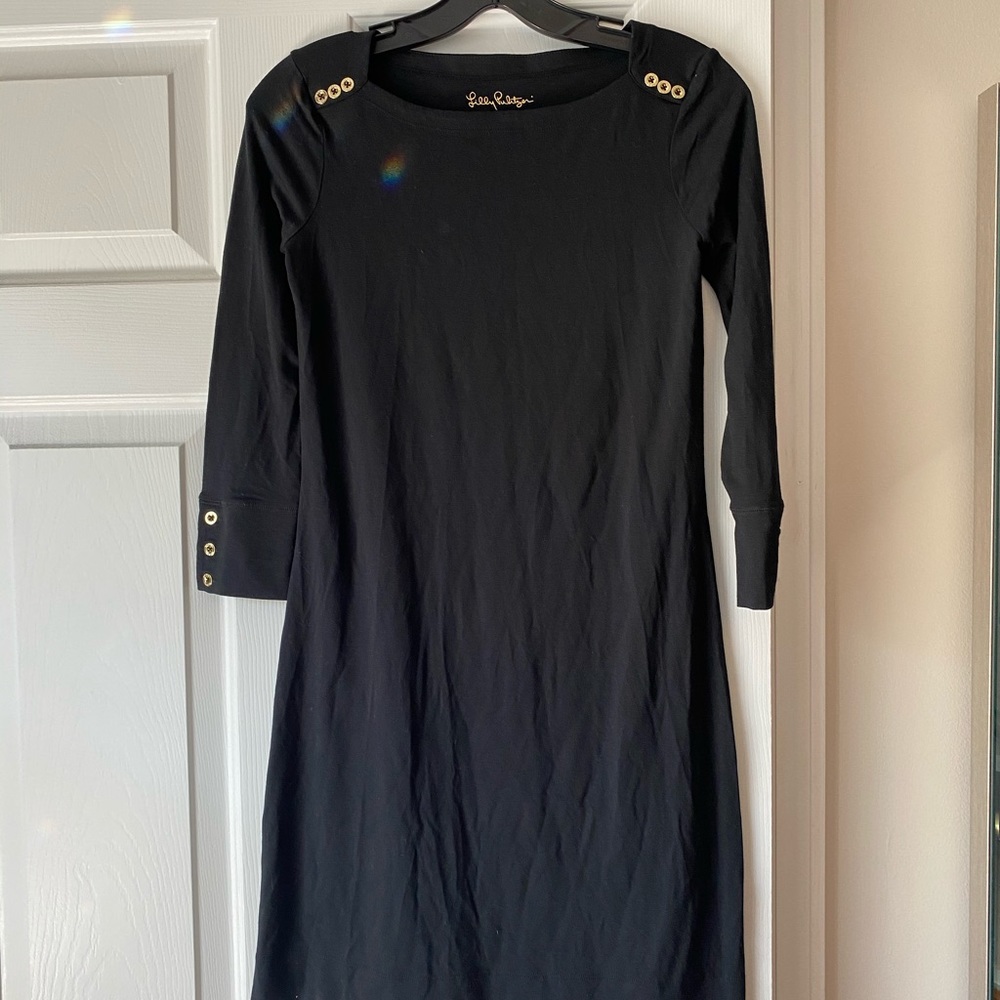 Black long sleeve Lilly Pulitzer dress
